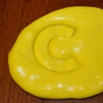 sensory learning with goop letters