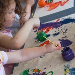 Kids Melted Crayon Painting Kids Melted Crayon Painting
