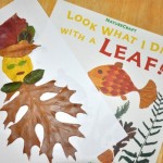 leaf person and book