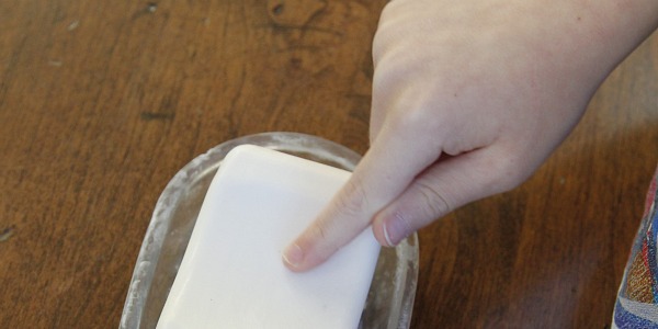 surface tension experiment soap and finger