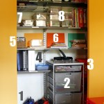 closet organization through sorting