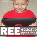 free educational apps for kids - there are literally dozens of them!!