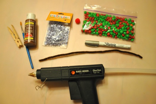 reindeer treat bag supplies