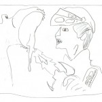 cartoon drawn by child in class cartoon drawn by child in art class