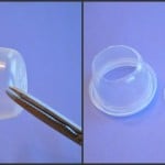 cutting plastic cup