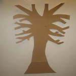 tree without snowflakes