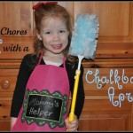 Make chores fun with chalkboard apron