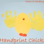 Hand print chicks