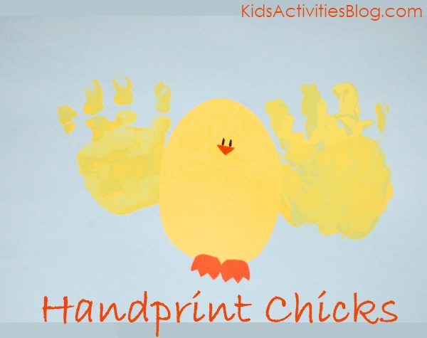 Hand print chicks