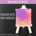 Painting with Pine Needles