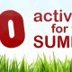 50 activities for Summer