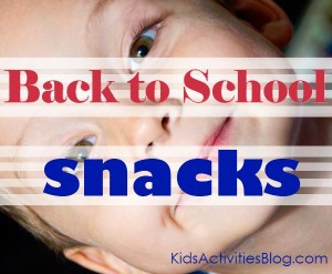 back to school snacks