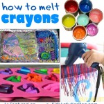 how to melt crayons