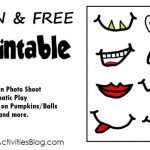 free printable for photo shoot - crazy faces