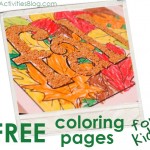 Printable Coloring Pages - Fall, Leaves & Scarecrows... AND ideas on how to encourage creativity with them