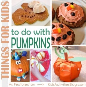 things for kids to do with pumpkins