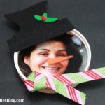 Christmas craft- snowman fridge magnet