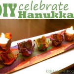 Celebrate the December Holiday of Chanukkah by making a menorah with your kids
