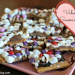 Easy Valentine's day recipe for kids - Valentine's Smores Bark