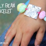 Easter Craft for Kids: Make a bracelet with jelly beans!