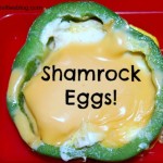 Saint Patricks Day Breakfast: Shamrock Eggs {Fun Food}