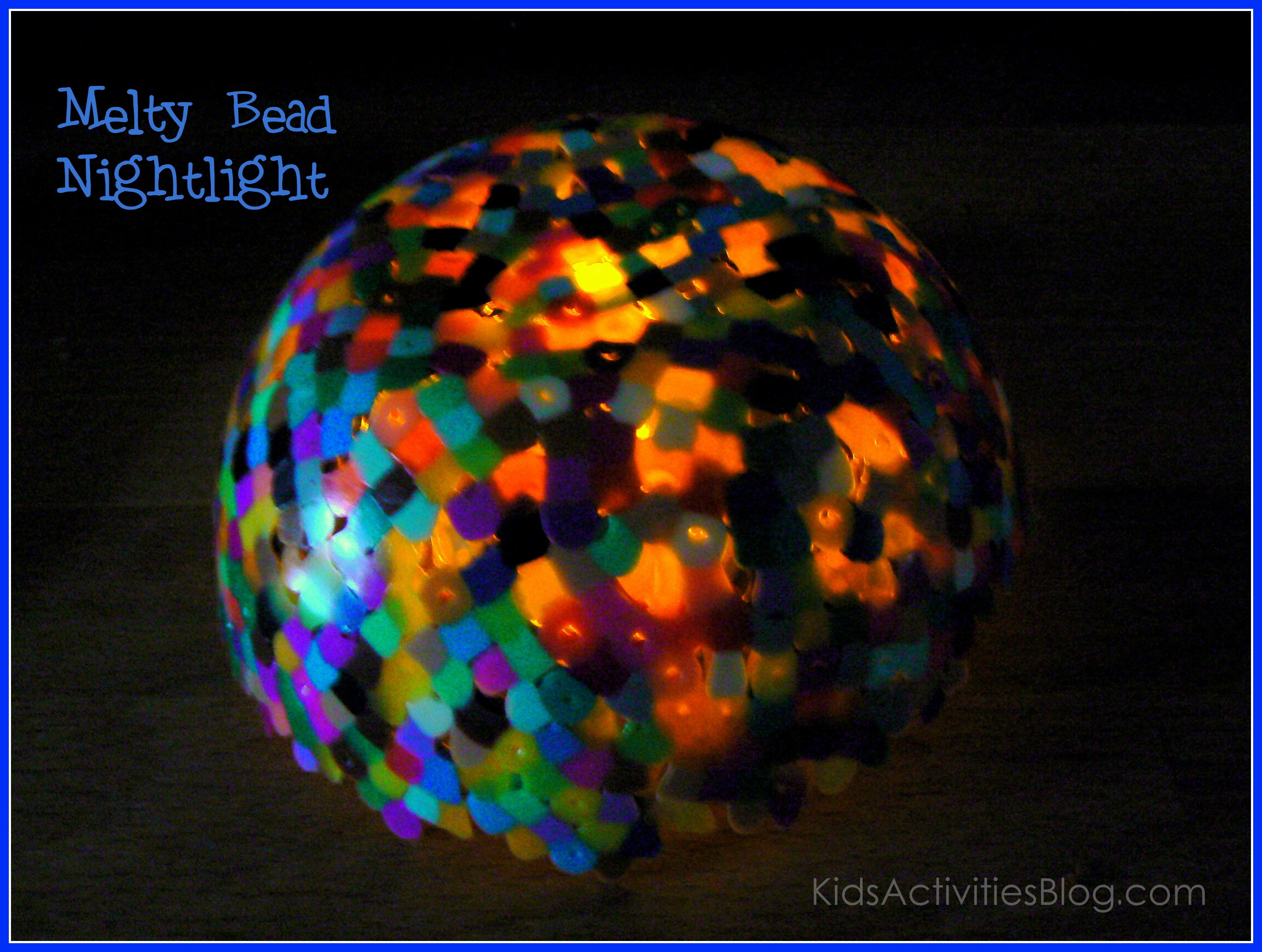 Summer Craft for Kids - Melting Beads Lighthouse