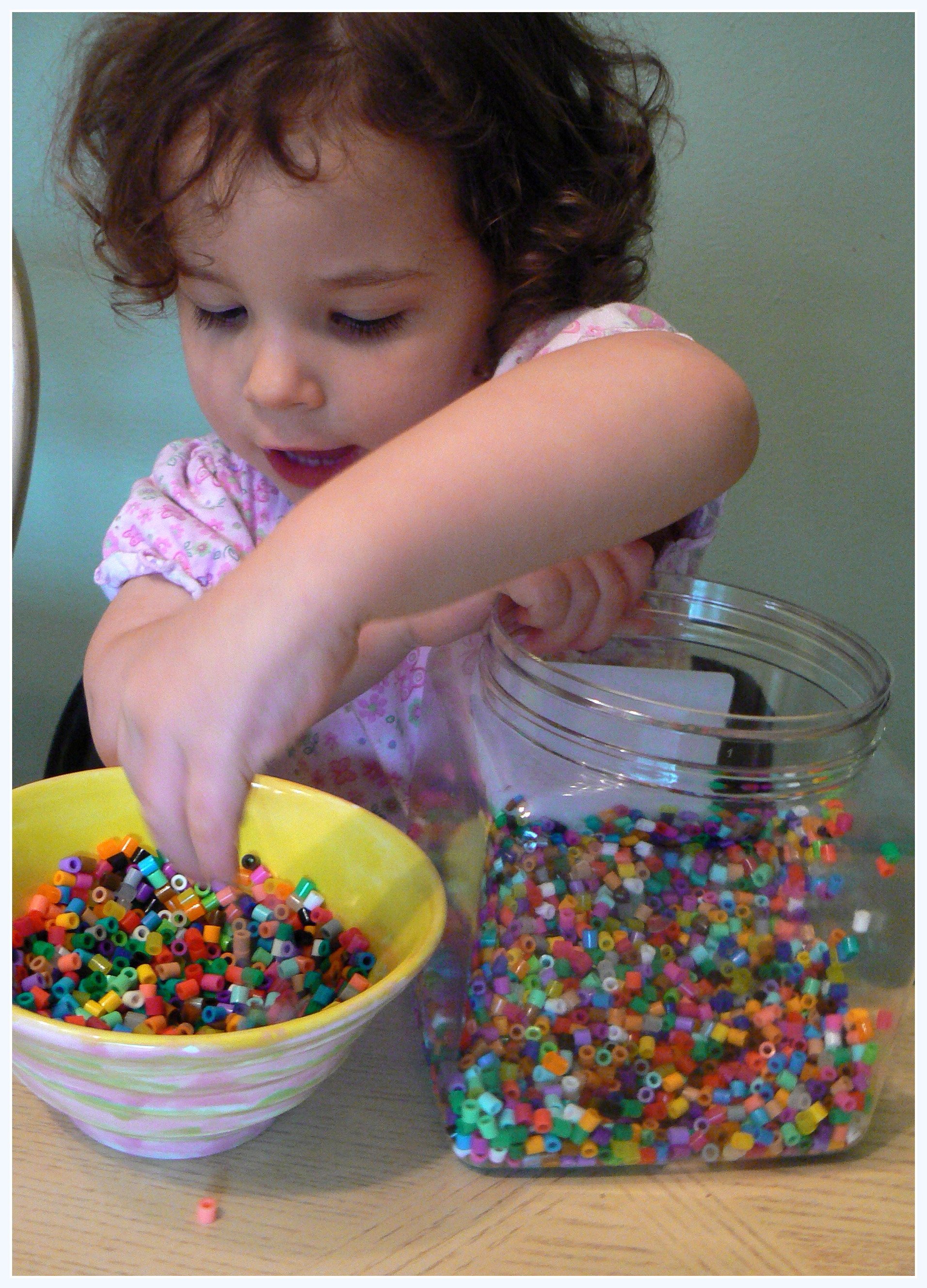 Melty Bead Sorting Activity - Craft Project Ideas