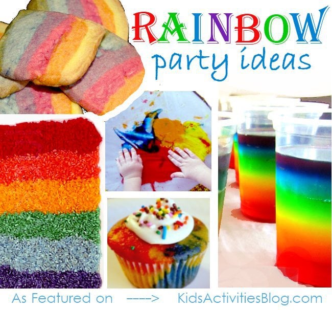 Learn with Play at Home: Rainbow Birthday Party Ideas