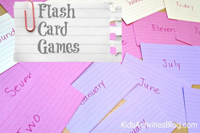 20 Simple Flashcard Games - This Reading Mama