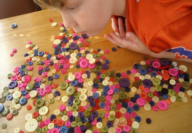 Button Patterns Activity - Toddler at Play