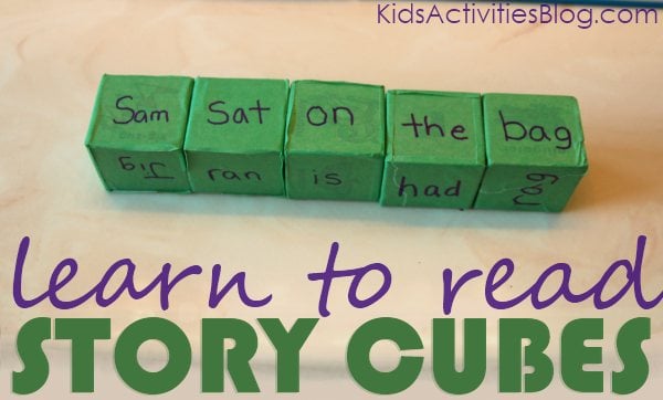 Story Cube Game for Learning to Read Kids Activities Blog