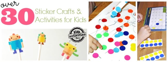 Sticker Art Craft - Toddler at Play