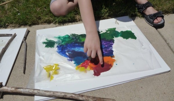 How to Paint With Melted Crayons