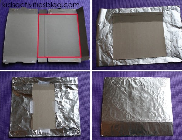 How to Adhere Foil to Cardboard