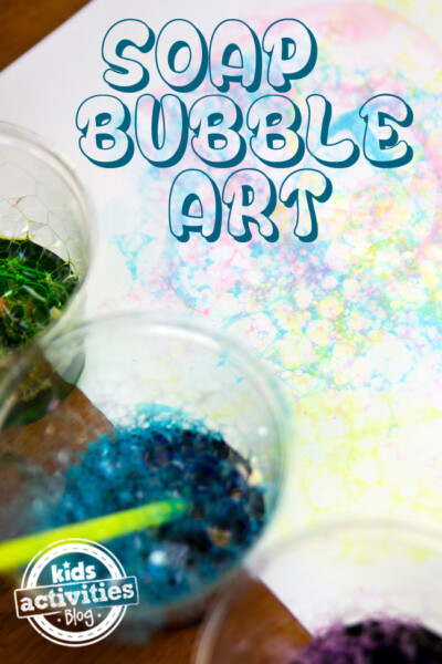 Bubble Art: Painting With Bubbles • Kids Activities Blog