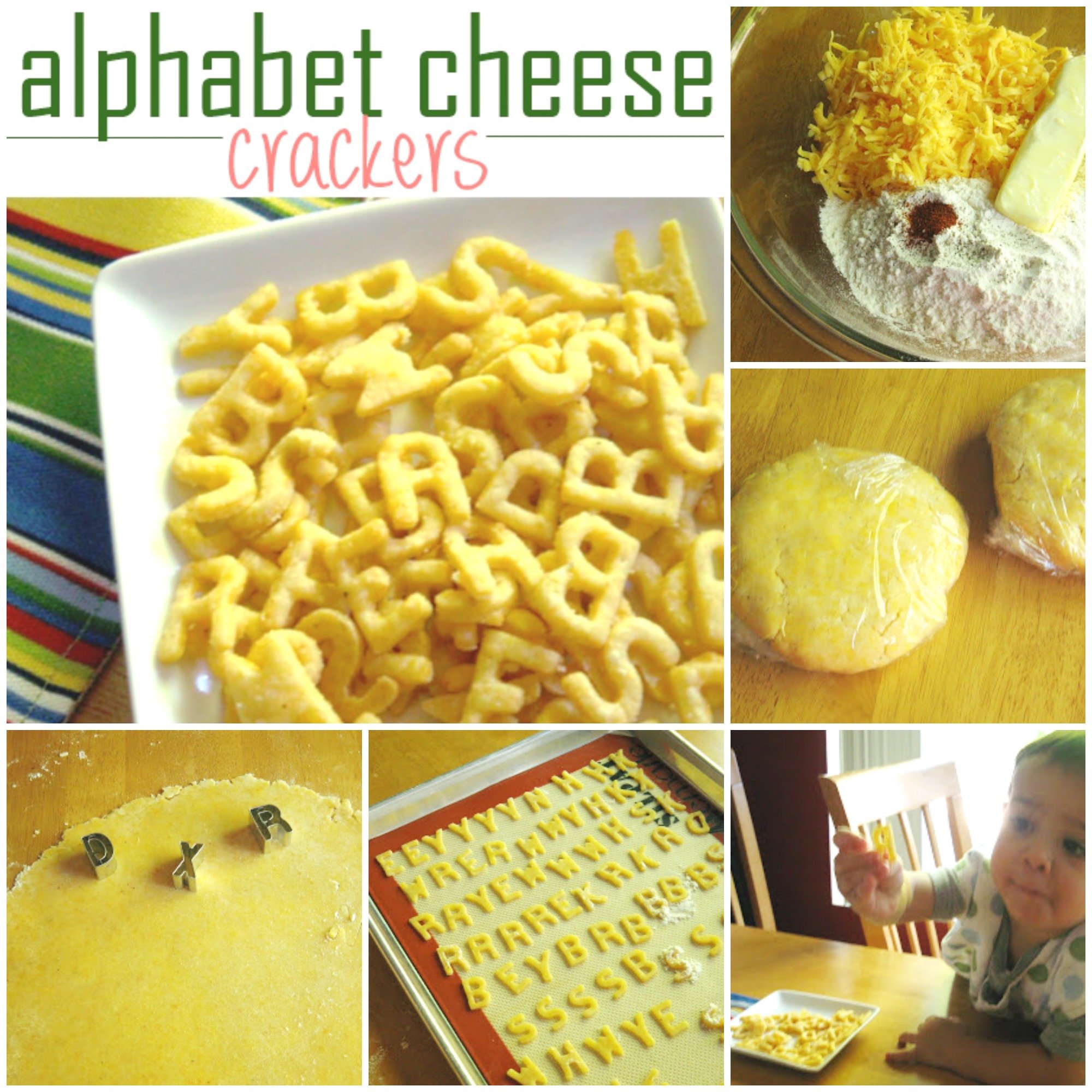 alphabet cheese crackers