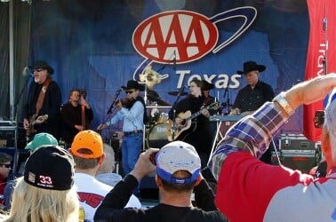 Asleep at the Wheel playing a concert before NASCAR race
