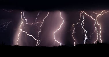 lightening storm