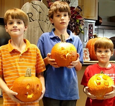 pumpkin carving kids