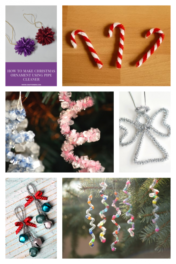 30 Fun & Easy Pipe Cleaner Ornament Ideas To Make This Christmas Kids