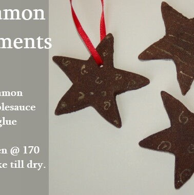 cinnamon ornaments