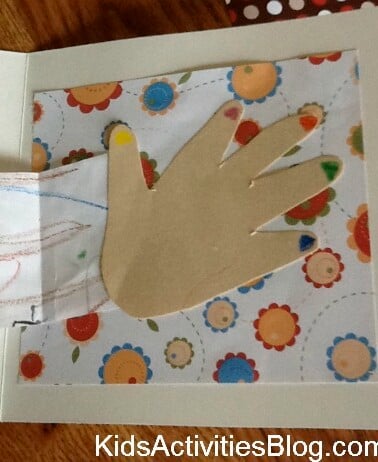 hand shape on card