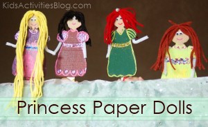 Free Printable Princess Paper Dolls for Royal Fun | Kids Activities Blog