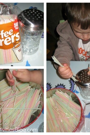 coffee stirrer collage