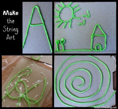 Printmaking: String Art Kids Activities Blog