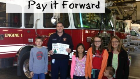 Great ideas for teaching kids to pay it forward