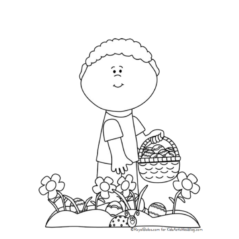 25 Easter Coloring Pages for Kids