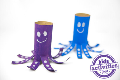 Easy Octopus Craft Made from Toilet Paper Rolls | Kids Activities Blog