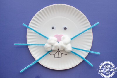 Super Cute Paper Plate Bunny Craft for Easter | Kids Activities Blog