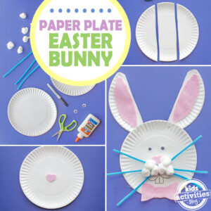 Super Cute Paper Plate Bunny Craft for Easter | Kids Activities Blog